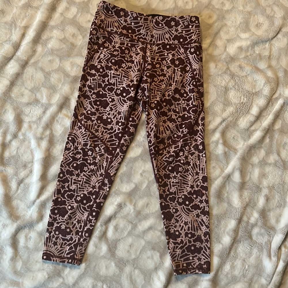 Sweaty Betty The Power 7/8 Leggings Celestial Patterm Size Small